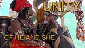 Traditional ancestral union of masculine and feminine energy in action